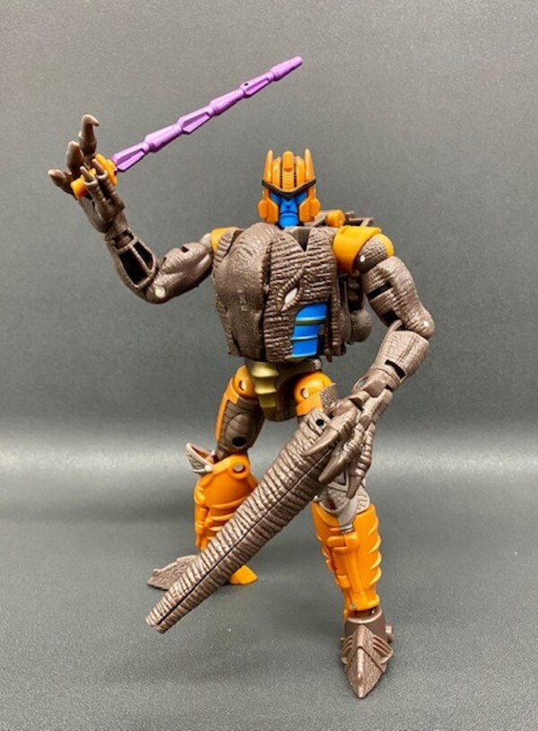 Takara Transformers Kingdom KD 08 Dinobot Official In Hand Images  (1 of 2)